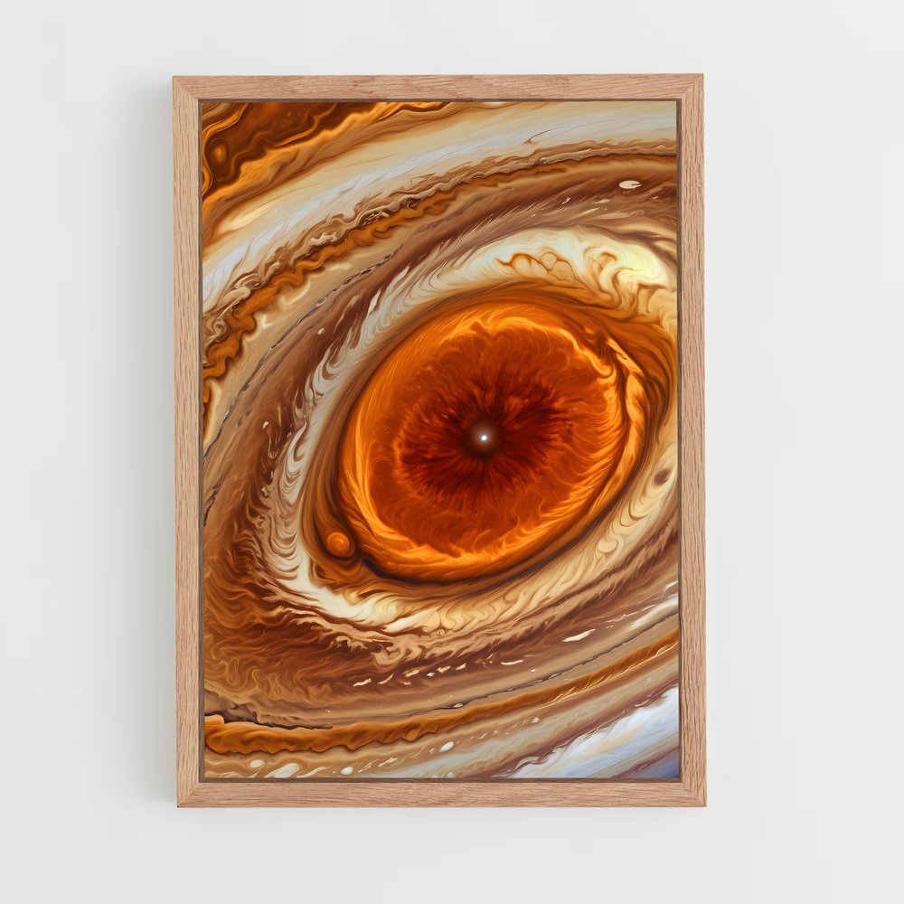 Poster L'Œil de Jupiter – affiche Système solaire (vue 4)